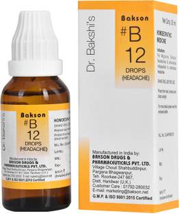 Bakson Dr Bakshis # B 12-Headache Drops