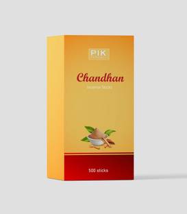 PIK Product Chandhan incense sticks | Agarbatti | Sandal Fragrance | Home and Office use | 500 Sticks SandalWood