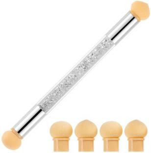 Gleevia Sponge Nail Art Tool Dual Head Nail Sponge Brush for Picking Dotting Gradient