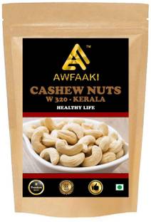 AWFAAKI CASHEW NUTS KERALA / W 320 / KAJU 250 GM Cashews