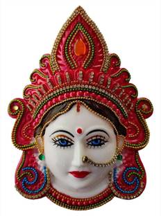 Anu Art And Craft Laxmi mukhut/face Decorative Showpiece  -  15 cm