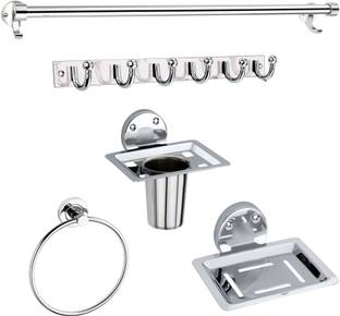 Albatroz Soap Dish, Towel Rod, Cloth Hanger, Towel Ring, Toothbrush Holder, Hanger Steel Towel Holder