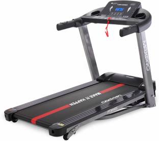 Maxpro PTM405 2 HP Continuous power and 4HP Peak power with Manual Inclination settings Treadmill (Max Weight:110 kg)