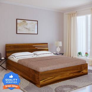 Bharat Lifestyle Amsterdam Engineered Wood Queen Bed