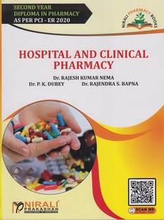 HOSPITAL AND CLINICAL PHARMACY - Second Year Diploma Pharmacy (SYDPharm) - PCI's ER 2020 Syllabus  - HOSPITAL AND CLINICAL PHARMACY - Second Year Diploma Pharmacy (SYDPharm) - PCI's ER 2020 with 1 Disc