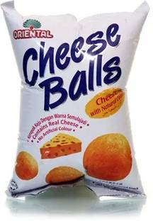 oriental Cheese Ball - 60 gm | Ready & Tasty Snack | Pack of 1 (Imported) Chips