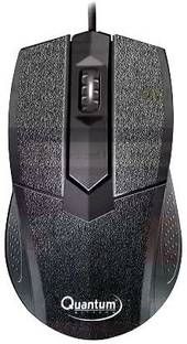 QUANTUM QHM224D (10 Units Pack)/ 1000 DPI Wired Ambidextrous Optical Mouse