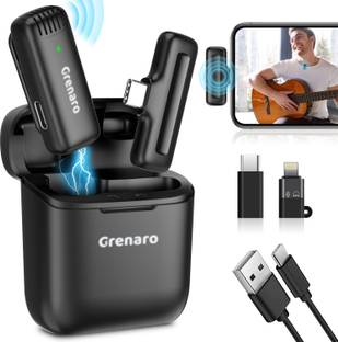 Grenaro Wireless Mic Noise Reduction with Type-C Android & iPhone (One to One) Microphone