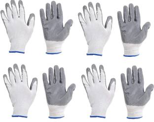 Gadariya King Nylon Safety | Anti Cut Resistant | Industrial | Domestic Hand Gloves 4 PAIR Disposable Paint Glove