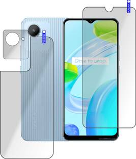 PONDRIK Front and Back Screen Guard for REALME C30