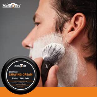 Mensport Shaving Cream For Men with Jojoba Oil For Soft & Smooth Shave 100 gms