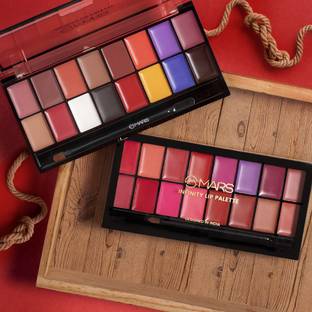 MARS 32 Color HD Pigmented and Matte Lipstick Palette