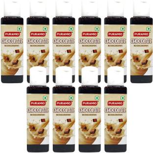 PURAMIO Milk Shake Mix | Concentrate- (Chocolate), 30ml Each (Pack Of 10)