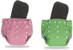 Jaydison Solid Reuse Nappy Reusable Cloth Button Diaper & Insert 0-24M Jaym-01