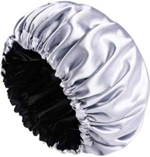 TIVRA Satin-Silky-Silver-Sleep-Cap 1