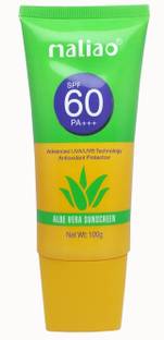 maliao Sunscreen - SPF 50 PA+++ Aloe Vera Sunscreen SPF 60PA+++