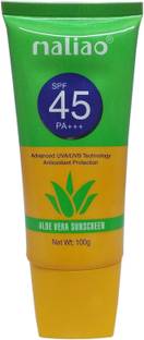 maliao Sunscreen - SPF 50 PA+++ Aloe Vera Sunscreen SPF45PA+++
