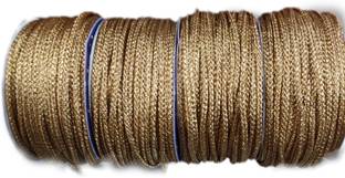 LOOPZE TWISTED CORD Golden, 4 mm thickness piping dori best usually as blouse dori Thread
