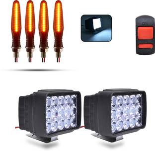 Autofledge Front, Rear, Side LED Indicator Light for Bajaj, Bullet, Datsun, Hero, Honda, KTM, Kawasaki, Royal Enfield, TVS, Universal For Bike, Yamaha 3 Series, 4 Series, 5 Series, 6 Series