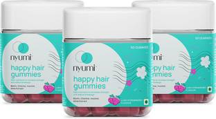 Nyumi Vitamin Gummies with Biotin for Growth & Shinier Hair| Clinically Proven