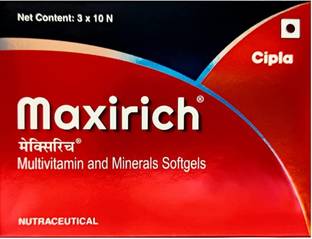 Maxirich MULTIVITAMIN AND MINERALS SOFTGELS