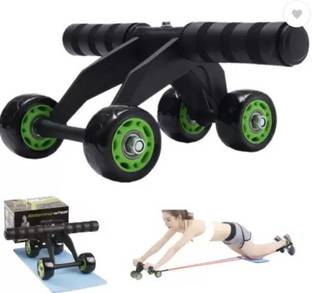 PHB Ab Roller Abdominal Trainers with Knee Pad Exercise Wheel Ab Exerciser