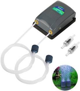 VAYINATO Sobo SB-648 with 3Mtr Tube, 2 Air Stone and 2 Check Valve Air Aquarium Pump
