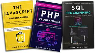 Javascript Programming | PHP Programming | SQL Programming Bundle (Set of 3 Books) | Basic to Advance 2022 Edition