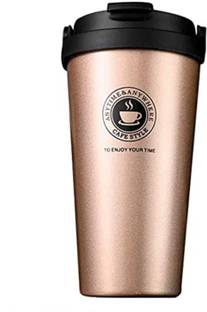 Gokich Stainless Steel Coffee Bottle Travel(Multicolor) 500 ml Bottle