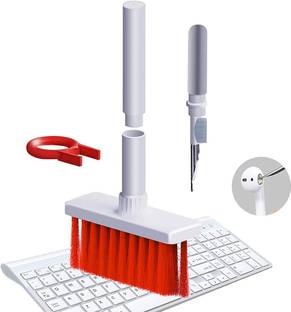 AKRIZA Keyboard Cleaner 5 in 1 Dust Remover Puller Multifunctional Pen cleaning brush for Computers, Laptops