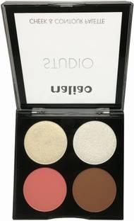 maliao Studio Cheek Contour Highlighter Blusher Palette S3 Concealer