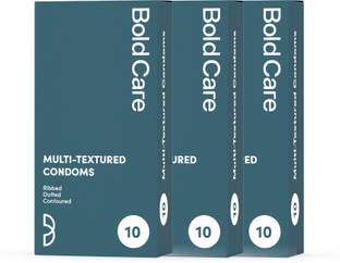 Bold Care Multi-textured Condoms - 3 Packs Condom