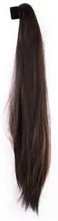 shiv sakti Natural Black Pack Of1 Ponytail Women And Girls  Extension Black Hair Extension