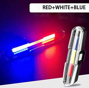 NSV Bicycle Bike Back Tail Police COB Cycle light LED Rear Break Light