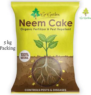 Go Garden Neem Cake Powder (NEEM KHAD ) for Plants and Home Garden Organic Fertilizer Potting Mixture