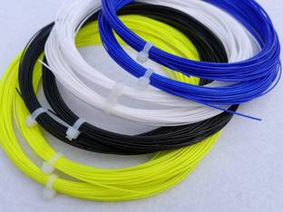 Gmefvr Badminton Bat (Racket) Strings 0.77mm 10mt gz18 Multi Random Color 0.77 Badminton String - 10 m