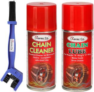 AARAV CO. Chain Lube 150ml & Chain Cleaner 150ml With Brush Bicycle Lubricant