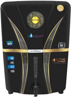 AquaDart Alkaline + ORP With Active Copper RO Water Purifier With Fully Automatic 12 L RO + UV + UF + ...