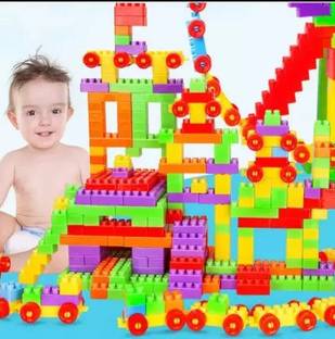 GREEN WAY BEST BUY 100 PCS Building Blocks Round shape Interlocking Child TOY Set