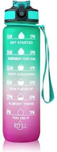 Onprix Water Bottle With Straw,1000ml Leak Proof Drink Bottles 1000 ml Bottle