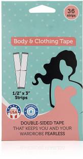 Altegic 36 Women Fashion tape Clothing & Body Strong Clear Bra Tape Strips. Silicone Bra Strap Cushion