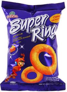 oriental Super Ring With Cheese - 60 gm | Ready & Tasty Snack | Pack of 1 (Imported) Chips