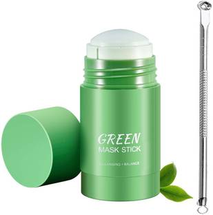 Latixmat Blackhead Acne Pimple Remover Tool & Green Tea Purifying Clay Stick Mask Oil Control