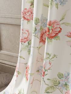RD 154 cm (5 ft) Polyester Room Darkening Window Curtain (Pack Of 2)