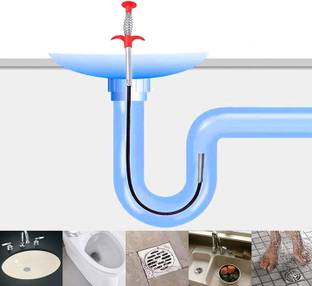 JENY Sink Snake Flexible Grabber Pickup Retractable 4 Claw Stick Drain Clog Remover Garden Tool Kit