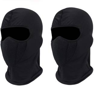 SIZI Black Helmet Skull Cap for Men & Women