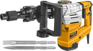 INGCO 6kg Demolition breaker with 2pcs Chisels Rotary Hammer Drill