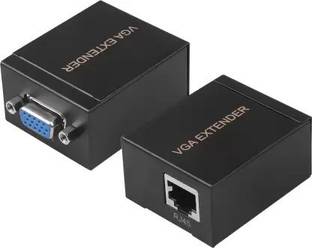 ULTRABYTES VGA Signal 60M Extender Over RJ45 Cat Cat 5e Cat6 Network Cable Media Streaming Device