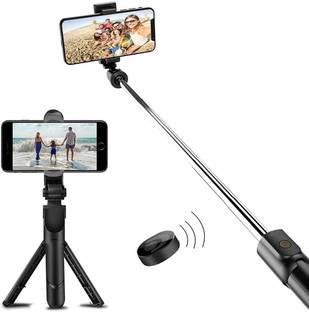 G2L Mini Selfie Cum Tripod Wireless Selfie Stick Bluetooth Selfie Stick