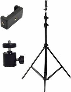MOBONE ® 7 Feet Portable Adjustable Tripod Stand, Rotating Ball Head Mobile Clip Tripod